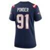 Elijah Ponder New England Patriots Nike Women's Team Game Jersey - Navy - Detail View