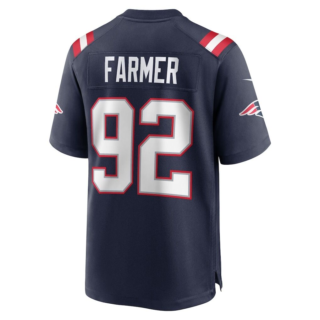 Joshua Farmer New England Patriots Nike Team Game Jersey