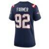 Joshua Farmer New England Patriots Nike Women's Team Game Jersey - Navy - Detail View
