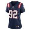 Joshua Farmer New England Patriots Nike Women's Team Game Jersey - Navy - Side View