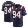 Cory Durden New England Patriots Nike Team Game Jersey - Navy - Front View