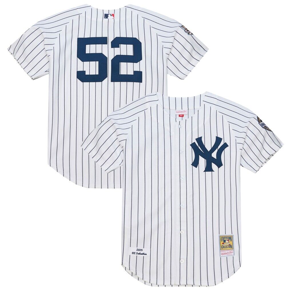 CC Sabathia New York Yankees Mitchell & Ness 2009 Cooperstown Collection Authentic Jersey