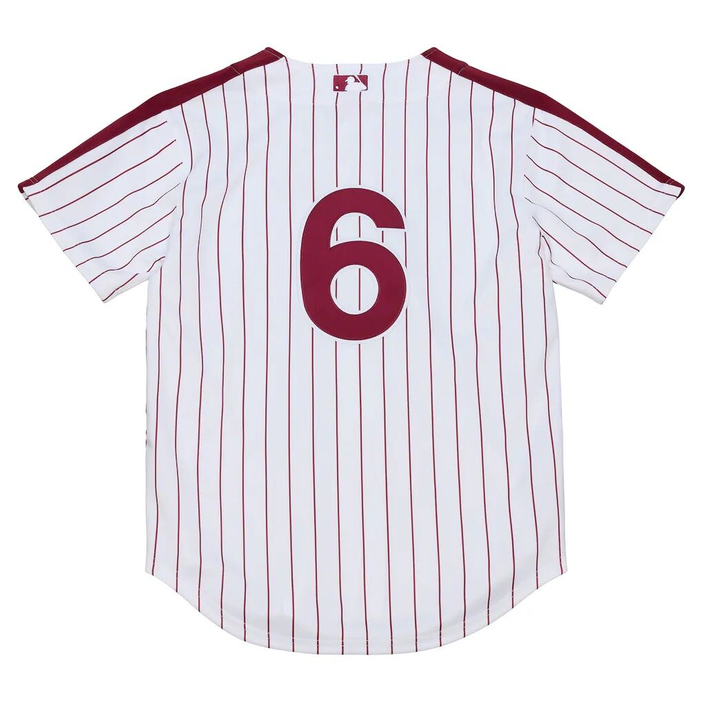Jimmy Rollins Philadelphia Phillies Mitchell & Ness 2003 Cooperstown Collection Authentic Jersey