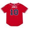 Chipper Jones Atlanta Braves Mitchell & Ness 2006 Cooperstown Collection Authentic Jersey - Red - Detail View