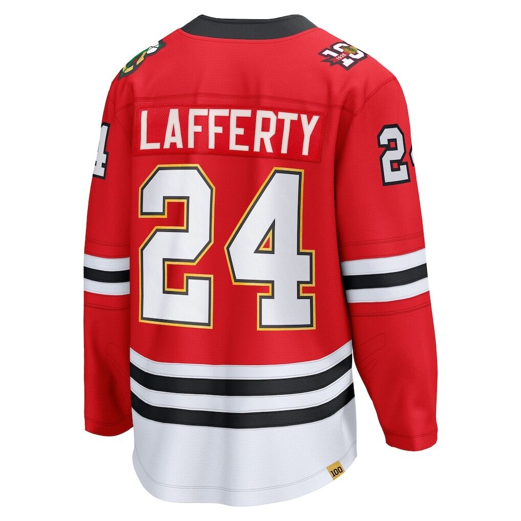 Sam Lafferty Chicago Blackhawks Fashion7 Centennial Breakaway Player Jersey