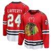 Sam Lafferty Chicago Blackhawks Fashion7 Centennial Breakaway Player Jersey - Red - Front View
