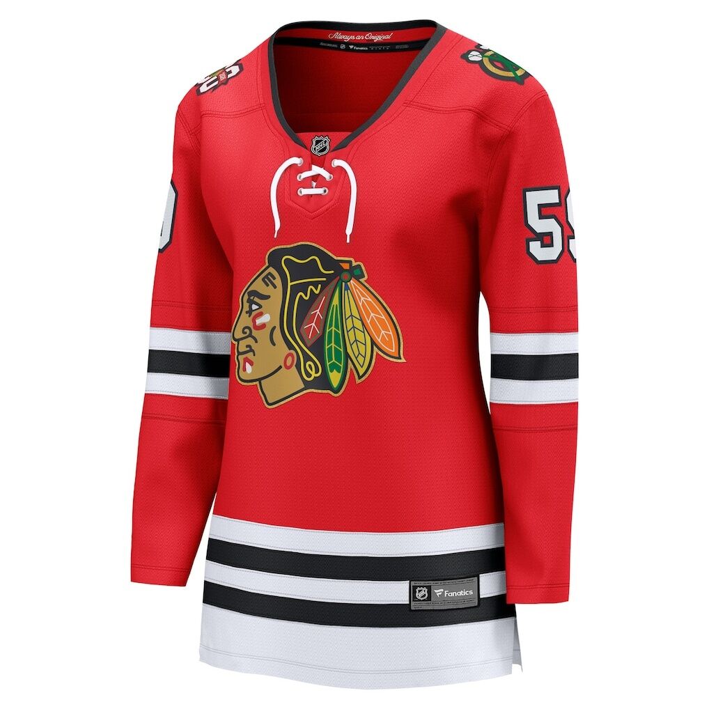 Tyler Bertuzzi Chicago Blackhawks Fashion7 Women's Centennial Breakaway Player Jersey
