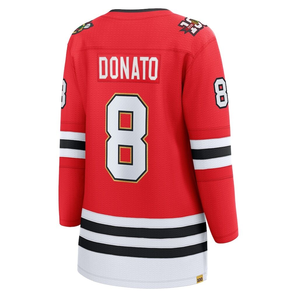 Ryan Donato Chicago Blackhawks Fashion7 Women's Centennial Breakaway Player Jersey