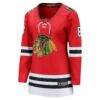 Ryan Donato Chicago Blackhawks Fashion7 Women's Centennial Breakaway Player Jersey - Red - Side View