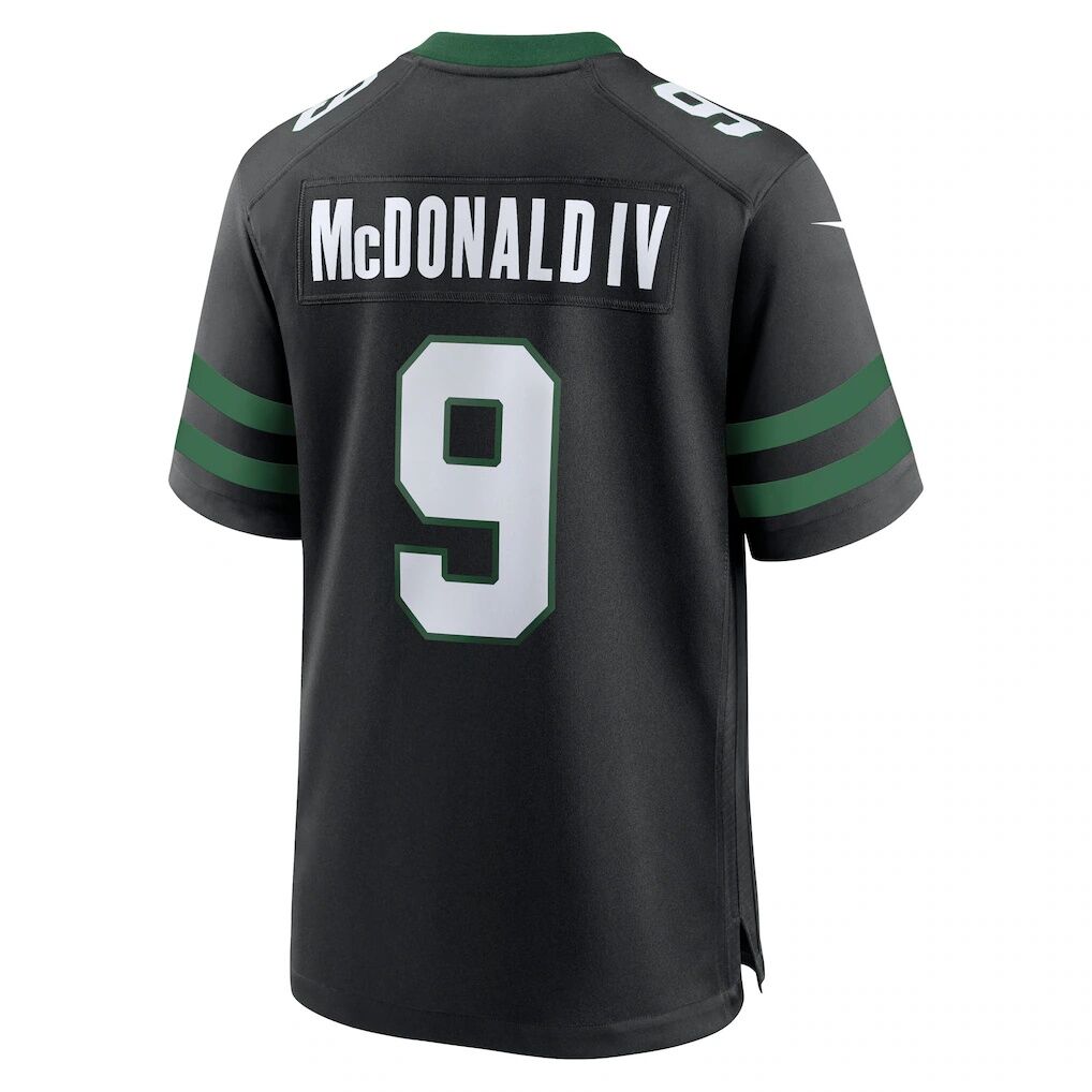 Will McDonald IV New York Jets Nike Alternate Game Jersey - Legacy Black