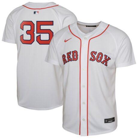 Garrett Crochet Boston Red Sox Nike Youth Limited Player Jersey - White - Front View