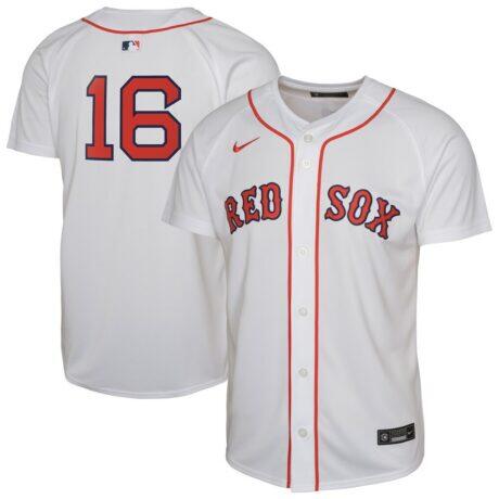 Jarren Duran Boston Red Sox Nike Youth Limited Player Jersey - White - Front View