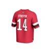 Gunner Stockton Georgia Bulldogs GameDay Greats Unisex NIL Lightweight Football Player Jersey - Red - Detail View