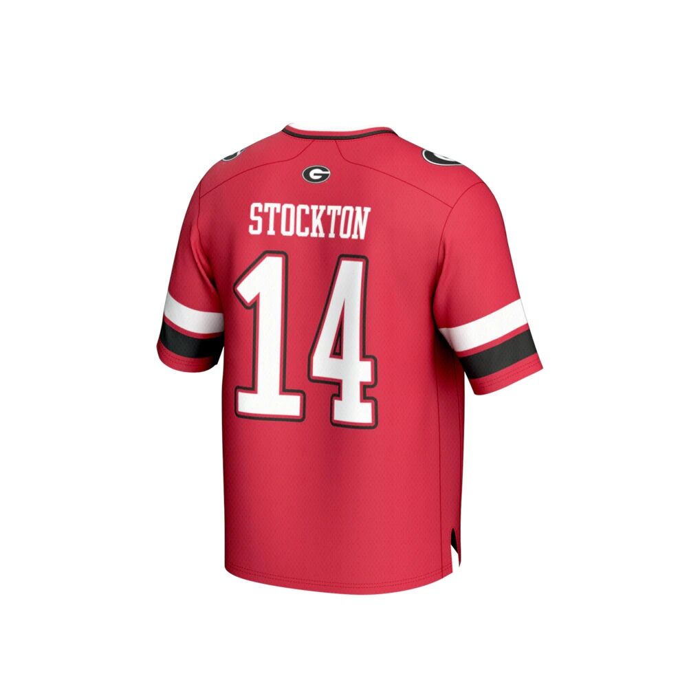 Gunner Stockton Georgia Bulldogs GameDay Greats Unisex NIL Lightweight Football Player Jersey