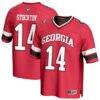 Gunner Stockton Georgia Bulldogs GameDay Greats Unisex NIL Lightweight Football Player Jersey - Red - Front View