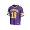 Garrett Nussmeier LSU Tigers GameDay Greats Youth NIL Lightweight Football Player Jersey - Purple - Side View