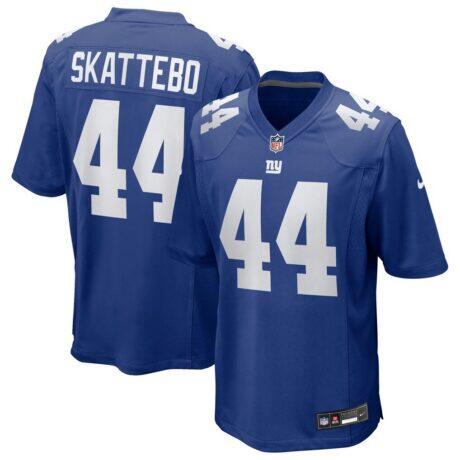 Cam Skattebo New York Giants Nike Game Jersey - - Front View