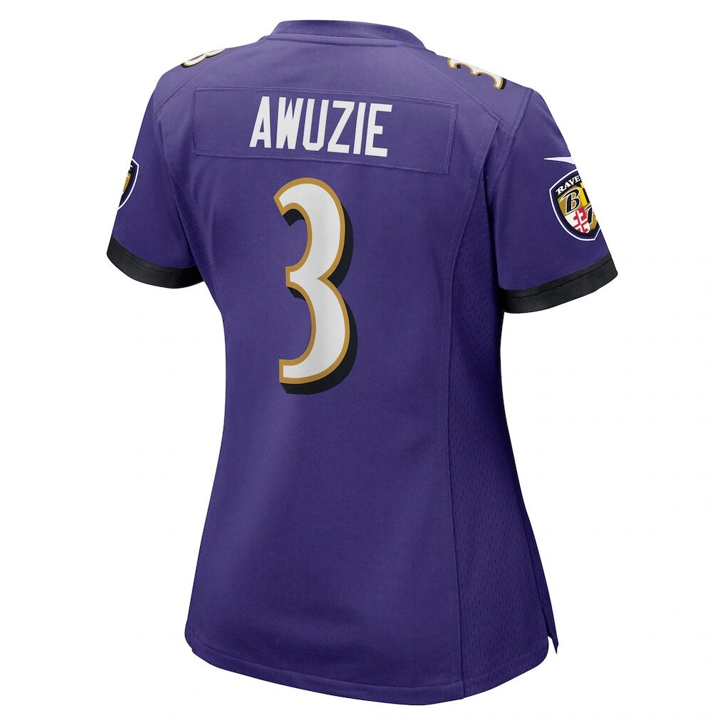 Chidobe Awuzie Baltimore Ravens Nike Women's Team Game Jersey