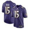 Cooper Rush Baltimore Ravens Nike Team Game Jersey - Purple - Front View