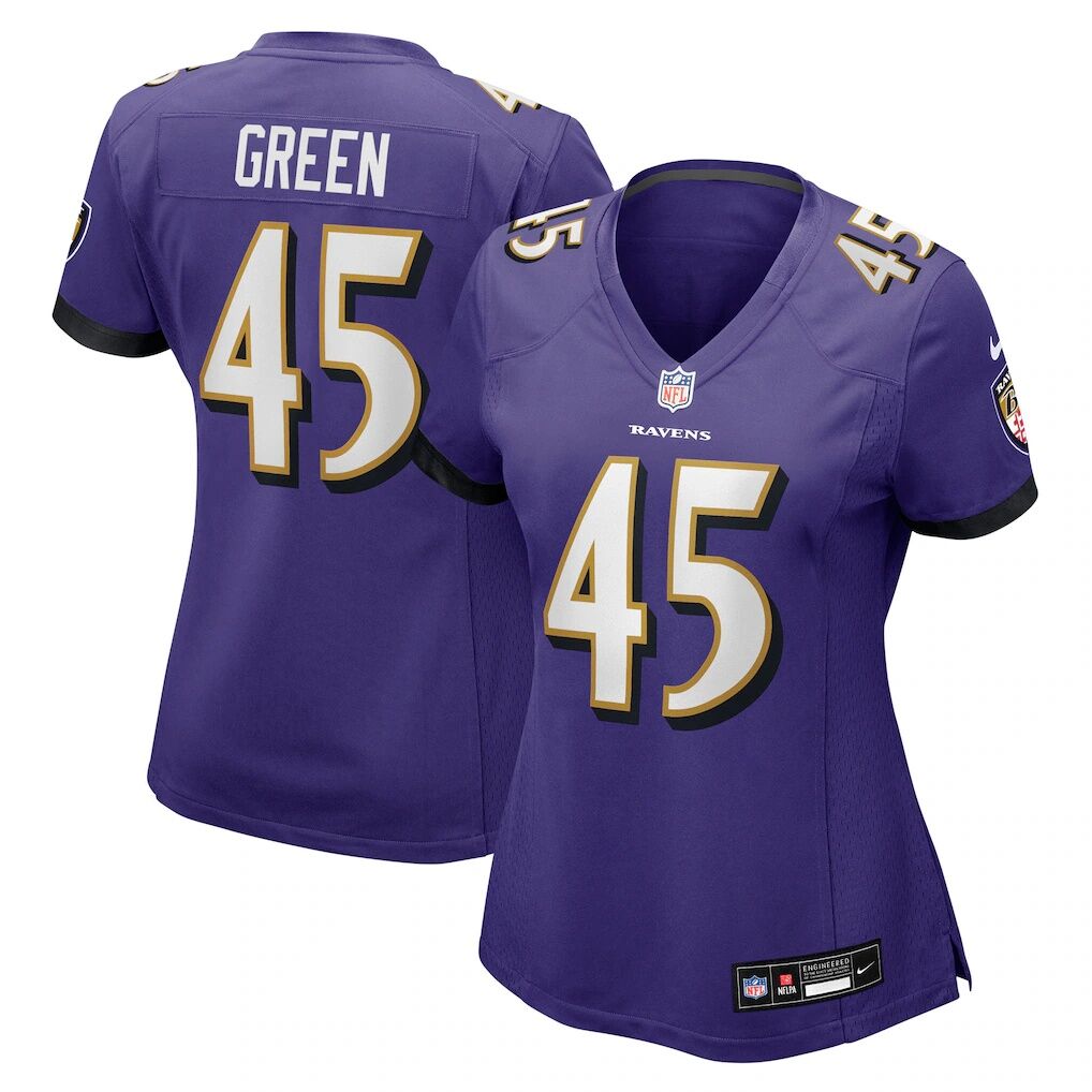 Mike Green Baltimore Ravens Nike Women's Team Game Jersey