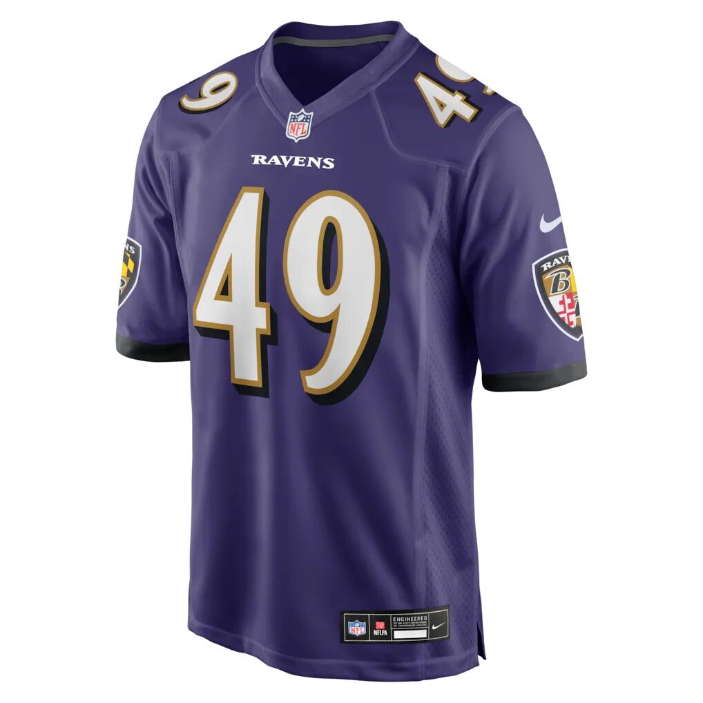 Jay Higgins IV Baltimore Ravens Nike Team Game Jersey