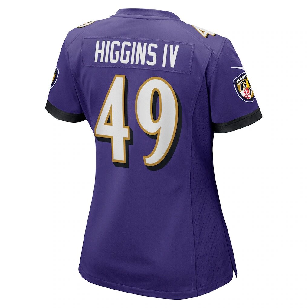 Jay Higgins IV Baltimore Ravens Nike Women's Team Game Jersey