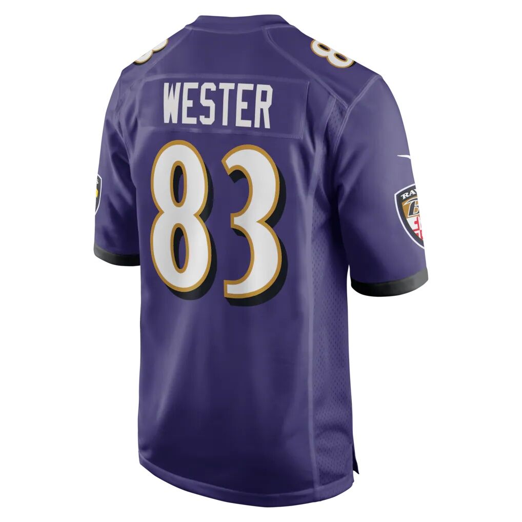 LaJohntay Wester Baltimore Ravens Nike Team Game Jersey