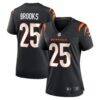 Tahj Brooks Cincinnati Bengals Nike Women's Team Game Jersey - Black - Front View