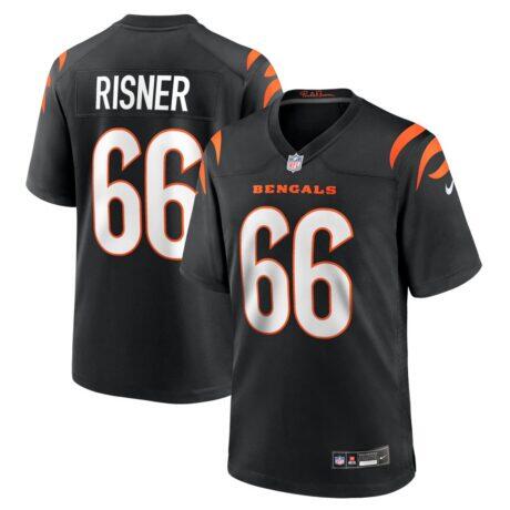 Dalton Risner Cincinnati Bengals Nike Team Game Jersey - Black - Front View
