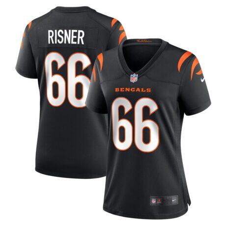 Dalton Risner Cincinnati Bengals Nike Women's Team Game Jersey - Black - Front View