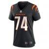 Jalen Rivers Cincinnati Bengals Nike Women's Team Game Jersey - Black - Side View