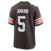 Rayshawn Jenkins Cleveland Browns Nike Team Game Jersey - Brown - Detail View