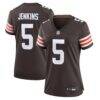 Rayshawn Jenkins Cleveland Browns Nike Women's Team Game Jersey - Brown - Front View