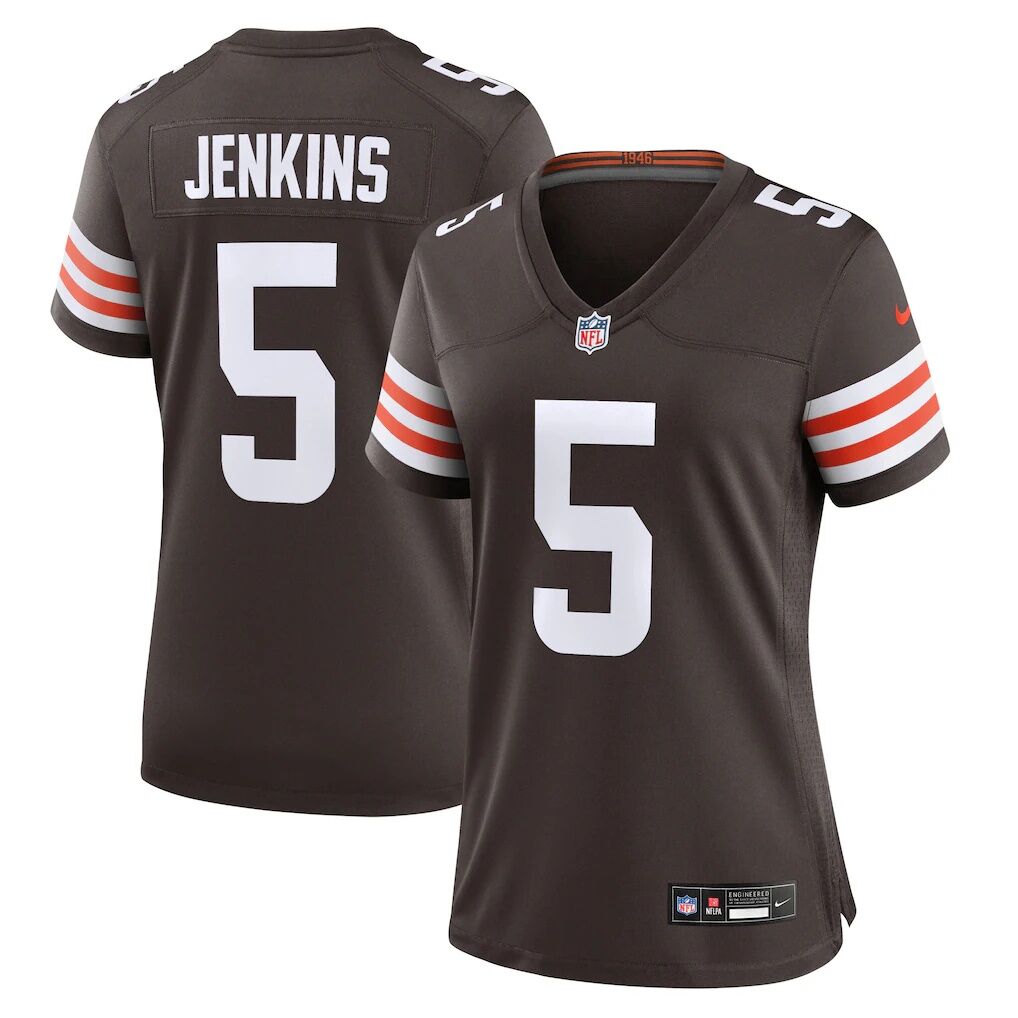 Rayshawn Jenkins Cleveland Browns Nike Women's Team Game Jersey
