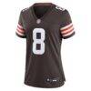 Dillon Gabriel Cleveland Browns Nike Women's Team Game Jersey - Brown - Side View