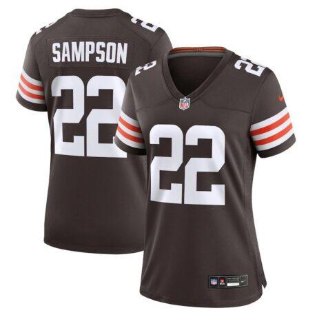 Dylan Sampson Cleveland Browns Nike Women's Team Game Jersey - Brown - Front View