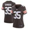 Raheim Sanders Cleveland Browns Nike Women's Team Game Jersey - Brown - Front View