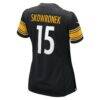 Ben Skowronek Pittsburgh Steelers Nike Women's Team Game Jersey - Black - Detail View
