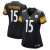 Ben Skowronek Pittsburgh Steelers Nike Women's Team Game Jersey - Black - Front View