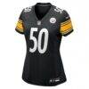 Malik Harrison Pittsburgh Steelers Nike Women's Team Game Jersey - Black - Side View