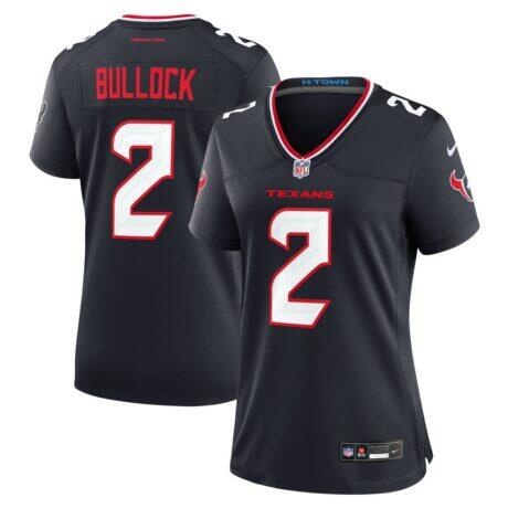 Calen Bullock Houston Texans Nike Women's Team Game Jersey - Navy - Front View