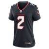 Calen Bullock Houston Texans Nike Women's Team Game Jersey - Navy - Side View