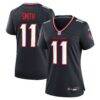 Tremon Smith Houston Texans Nike Women's Team Game Jersey - Navy - Front View