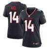 Jaylin Noel Houston Texans Nike Women's Team Game Jersey - Navy - Front View