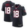 Graham Mertz Houston Texans Nike Team Game Jersey - Navy - Front View