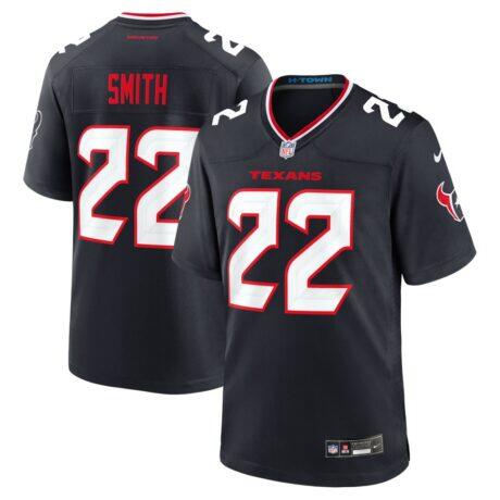 Jaylin Smith Houston Texans Nike Team Game Jersey - Navy - Front View