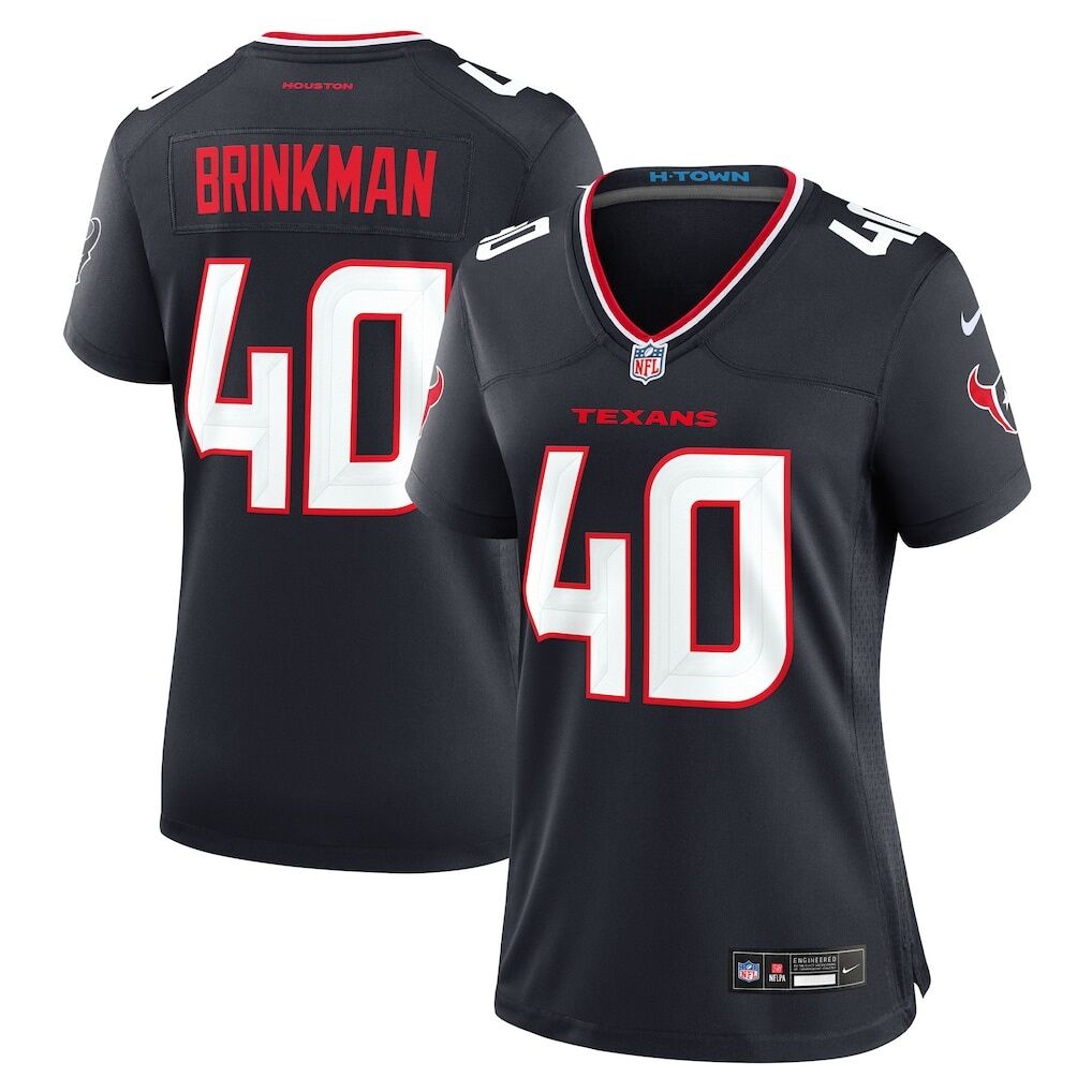 Austin Brinkman Houston Texans Nike Women's Team Game Jersey