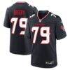 Aireontae Ersery Houston Texans Nike Team Game Jersey - Navy - Front View