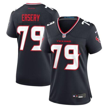 Aireontae Ersery Houston Texans Nike Women's Team Game Jersey - Navy - Front View