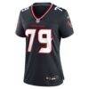 Aireontae Ersery Houston Texans Nike Women's Team Game Jersey - Navy - Side View